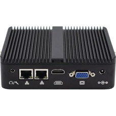 WEIDIAN Pramoninis kompiuteris be ventiliatoriaus Mini PC J5005, 8GB RAM 256GB SSD, 2RS232 COM, 2Gigabit LAN, HD+VGA, 