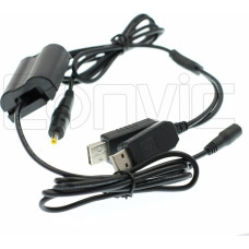 EP-5B nuolatinės srovės jungties dvigubo USB adapterio kabelis, skirtas Nikon V1 D800 D610 D810
