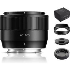 TTARTISAN Auto Focus 35mm F1.8 Mark II E, APS-C AF 35mm f/1.8 Lenses for E Mount (E, Black)