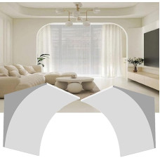 DIY Schaumstoff-Set für Türöffnungen, leichtes Formset für Innendekoration, lackierbar, Eckdesign für Wohnzimmer und Schlafzimmer, einfache Installation, 2 Stück