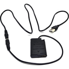 5V2A USB laidas + EN-EL23 baterijos manekenas EH-67A EP-67A nuolatinės srovės jungtis, skirta Nikon Coolpix fotoaparatui P600 P610 P900 S810C