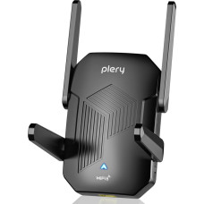 WLAN Amplifier WiFi 6 Repeater Dulaband 5GHz/2.4GHz AX1500 Mbit/s WLAN Repeater Internet Amplifier with 4 Antennas, LAN/WAN Port, WPS, MU-MIMO, Compatible with All WLAN Routers and WLAN Devices