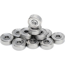 Lager, S694ZZ Lager 4 * 11 mm 10 Stück ABEC-9 440C Roller Edelstahl S694Z S694 Z ZZ R-1140ZZ Kugellager,Verbesserte Haltbarkeit