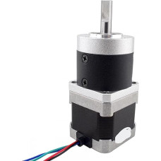 Nema 17 Schrittmotor mit Übersetzungsverhältnis 10:1, hochpräziser Planetenreduzierer, 0,4 AL = 39 mm, Leiter, computergesteuert