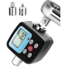 Drehmomentschlüssel Digitaler Drehmomentschlüssel-Adapter - Präziss-Konverter und Messgerät for elektronisches Drehmomentwerkzeug mit LCD-Anzeige, inkl. 1/2