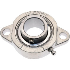 25,4 mm SSBLF205-16 SSB205-16 SLF205 Edelstahl 2-Bolzen Flansch Lager Einheiten Stellschraube