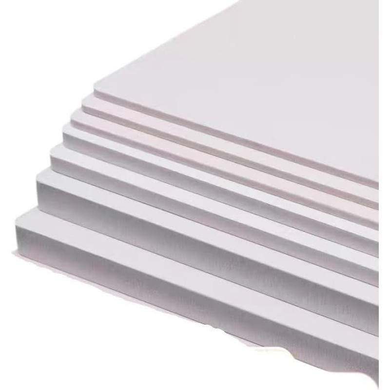 1 x expandierte PVC-Schaumstoffplatte, 200 x 300/400 x 600 mm, 7-18 mm Dicke, weiß, perfekt für Kunsthandwerk und Displays (200 x 300 x 9 mm)