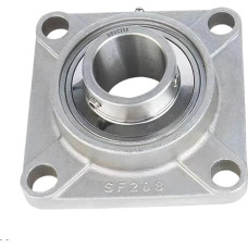 304 Edelstahl-Einsatzlager mit quadratischer Basis SUCF201 SUCF202 SUCF203 SUCF204 SUCF205(SUCF202 Bore 15mm)