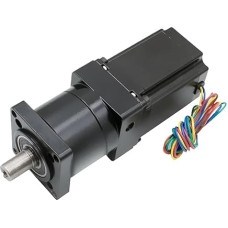 NEMA 23 Schrittmotor 2,5 NM mit Planetengetriebe, 4:1/6:1/10:1 Verhältnis, PX57 Untersetzungsmotor, Länge 100mm, 3A, Router 4 Kabel (Verhältnis 1 zu 4)