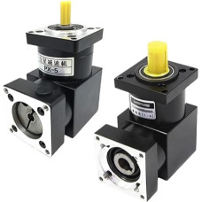 1 x NEMA23 57 Schrittmotor, 90-Grad-Winkel-Planetengetriebe rechtwinklig, Übersetzung 3:1-216:1, Ausgangswelle 14 mm, Flansch 60 (Input 6.35-Neam23, Übersetzung 4 to 1)