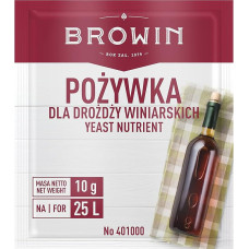 Browin 401000 Nutritional Salt for Wine Yeast, Universal, for White, Rose, Red Wines 10 g