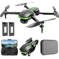 Drone mit Kamera 4K für Anfänger mit Bürstenlosem Motor, Kinderdrohne mit 2 Akkus 46 Min Flugzeit, einfacher Flug, RC Quadcopter mit Höhenhaltung, One-Key Start, Spielzeug Geschenk für Jungen (Black)