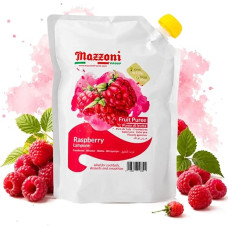 Himbeere Fruchtpüree | 100% Reine Himbeere | Ohne Zuckerzusatz, Aromen, Farbstoffe oder Konservierungsstoffe | Perfekt für Cocktails, Desserts, Backen & Eis | 1 litras