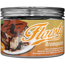 Flavsty Tiramisu skonio milteliai, veganiški skonio milteliai be cukraus, skonio milteliai