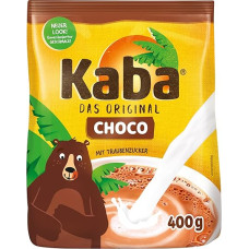 „Kaba Choco“ 400 g maišelis – gėrimas iš šokolado, kakavos milteliai, skirti šaltam ir šiltam pienui