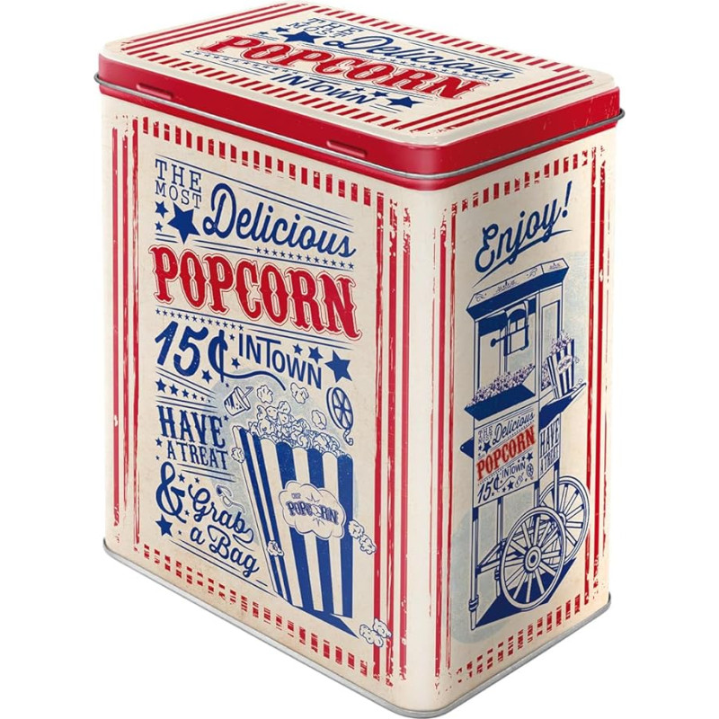 „Nostalgic Art 30144“, JAV, „Popcorn“, laikymo indas L