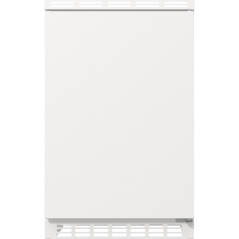 „Gorenje“ RBIU48E21 po stalviršiu montuojamas šaldytuvas, 82 cm niša, 50 cm plotis su šaldikliu, 82 l (68 + 14 l), inverteris, elektroninis temperatūros reguliavimas, P × A × G: 49,5 × 81,5 × 55,5 cm, balta
