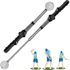 Golf Swing Trainer, Extendable Golf Swing Trainer for Strength & Rhythm, Golf Accessories for Men, Indoor Exercise, Perfect Golf Gifts for Men, Golf Swing Trainer for Beginners & Advanced Users