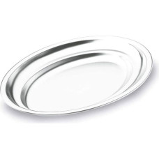 Lacor-61881-OVAL DISH ST.STEEL 18% Cr. 80x48 cm. | Aus lebensmittelechtem Edelstahl gefertigt; hohe Korrosionsbeständigkeit und Haltbarkeit im täglichen Gebrauch