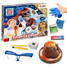 Craze What Is What Science Advent Calendar 2026 Children - Toy Advent Calendar with Experiments for Children, Christmas Calendar for Girls & Boys from 8 Years