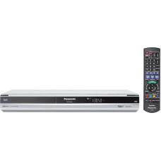 „Panasonic“ DMR-EX84CEGS DVD ir kietojo disko įrašymo įrenginys, 160 GB (DVB-C/DVB-T/analoginis kombinuotas imtuvas, CI Plus, USB, HDMI išėjimas), sidabrinis