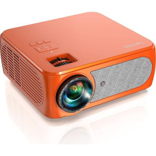 „TOPTRO“ mini projektorius, 7000 liumenų, „Wi-Fi“ ir „Bluetooth“ projektorius, palaiko 1080P „Full HD“ raišką, su „Hi-Fi“ garsiakalbiu, suderinamas su TV Stick, mobiliuoju telefonu, nešiojamuoju kompiuteriu, DVD grotuvu, „PS4“, SD kortele ir AV įranga (or