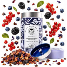 TOMAH TEE „Beeren Royal“ – vaisių arbata – mėlynės – gervuogės – serbentai – birioji arbata, 100 g