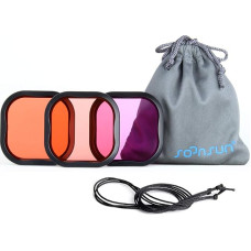 SOONSUN Diving Filter Kit for GoPro Hero 13/12/11/10/9/8 Official Housing