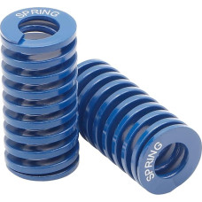 4 Stück, blaue beheizte Bettfedern, 27 mm Außendurchmesser, 25–300 lang, Druckfeder, Formdruckfedern(60mm)