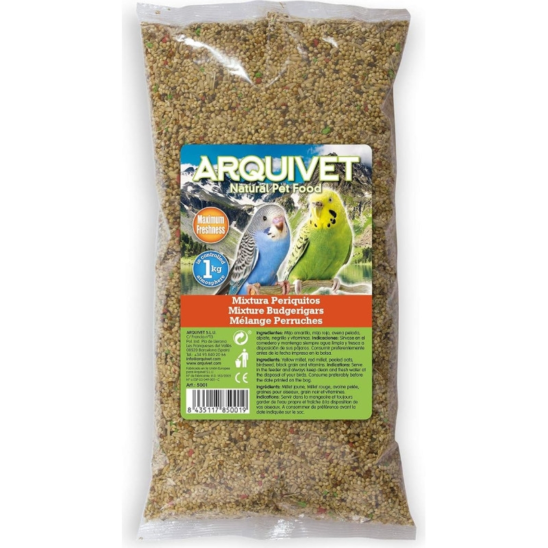„Arquivet Miixtura“ papūgėlių pašaras, 1 kg