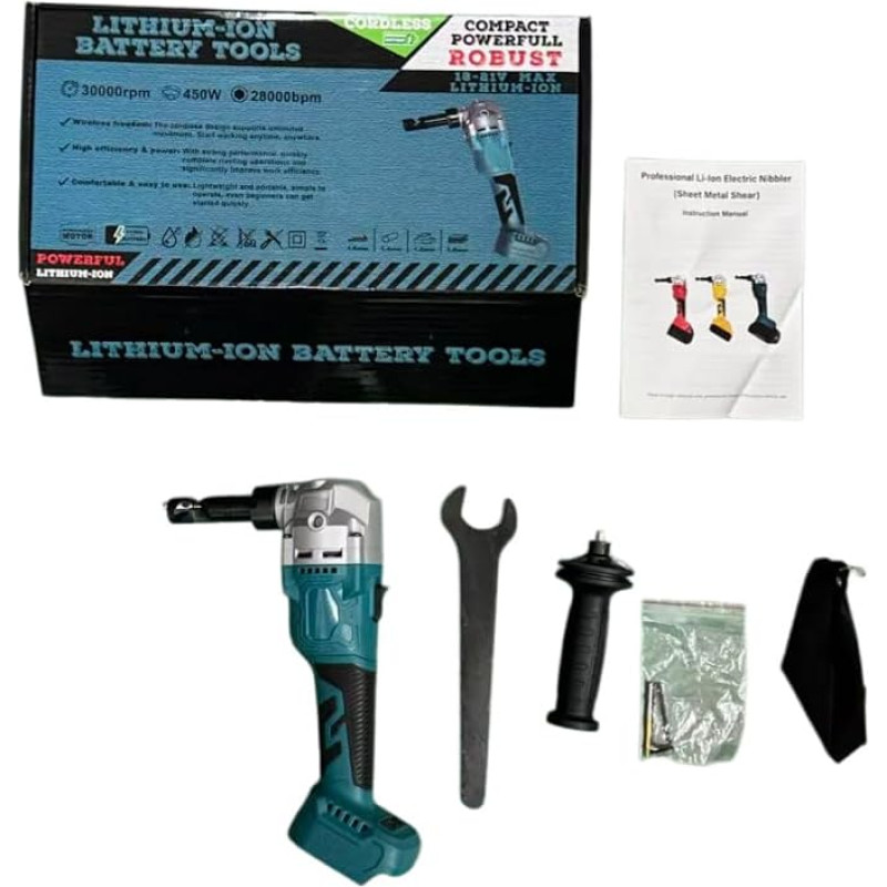 Blechknabber Akku Elektrische Blechschere Kompatibel mit Makita 18V Akku