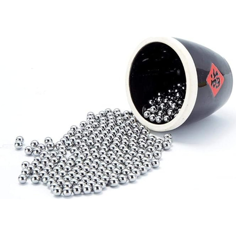 Bearing Balls, Bearing Balls, 304 Stainless Steel, Precision Ball Made of Solid Small Steel, 8mm, 8.5mm, 9.525mm, High Precision Steel Ball, 0.5kg(7mm)