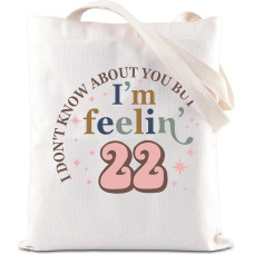 Inspirational Tote Bag 22nd Birthday Girl 22nd Birthday Gift Party 22nd Birthday Gift 22nd Birthday 20th Best Friend Gift