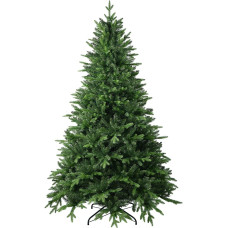 Artificial Christmas Tree with 1971 Mixed Tips of PE and PVC Branches, Hinges, Premium Spruce, Artificial Christmas Trees, Green, Foldable
