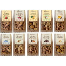 „HaferHerz Volkorn“ avižinių dribsnių sausainių degustacinis rinkinys, 10 vnt. po 300 g = 3 kg