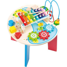 „Small Foot“ 10321 „2-in-1“ motorinių įgūdžių lavinimo ir muzikos stalas
