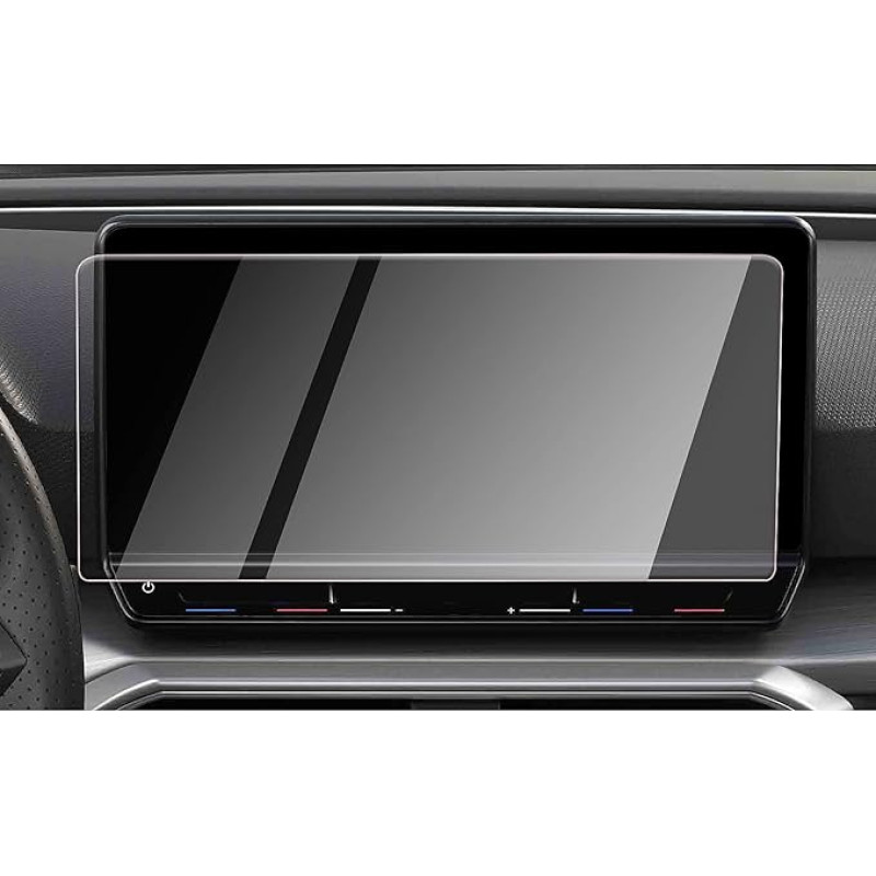 CDEFG Seat Leon 4 KL 2020-2022 2023 Car Navigation Protective Film Tempered Glass 9H Scratch-Resistant 10 Inch GPS Transparent Screen Protector Navigation Film Accessories