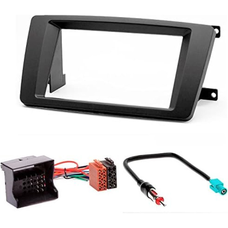 Campervan 09 004 25 7 Double Din Car Stereo Fascia Fitting Kit for SKODA OCTAVIA 2004 – 2013, Laura 2004-2008 – Yeti 2009 +