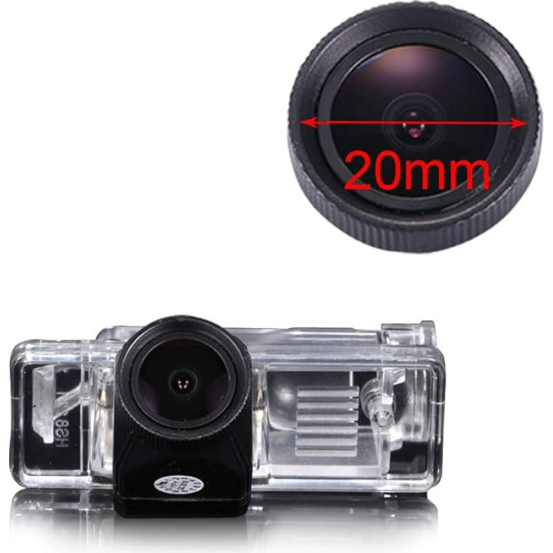 20 mm Lens HD Colour Parking Aid Car Reversing Camera, Super Wide Angle Waterproof Night Vision Car Camera for Mercedes Benz Viano/Vito/Sprinter RV-MV/Sprinter Van 02