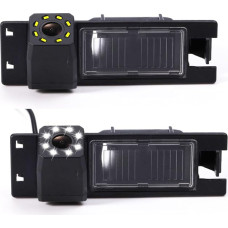 Dynavsal Car Reversing Camera Improved Parking Aid with 8IR Night Vision 170° Wide Angle Waterproof High Definition (Black) for Astra H Corsa D Vectra C Tigra Meriva A Regal Buick Insignia