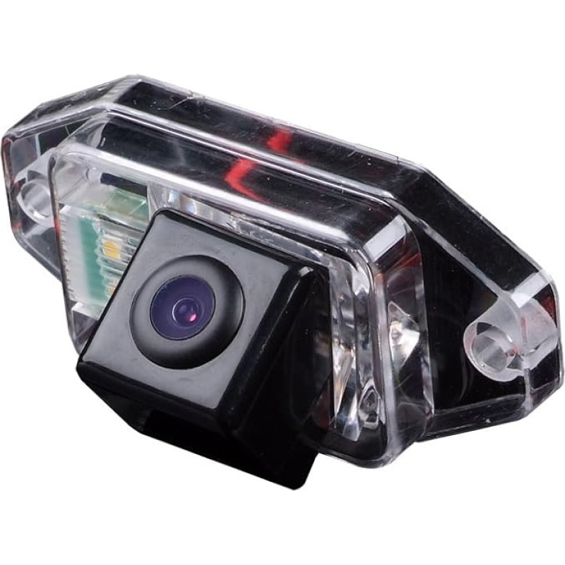 Reversing camera, vehicle-specific camera, inconspicuously integrated into the license plate light, number plate lighting for Land Cruiser 120 Series Prado
