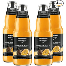 Niehoffs Vaihinger Passion Fruit Nectar 1L TWO Set of 4 with Deposit Reusable