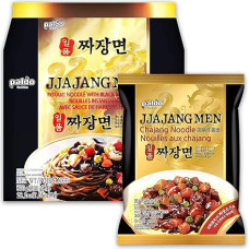 Paldo Jjajangmen Chajang makaronai Vegan Be MSG Pakuotė 16 vnt.