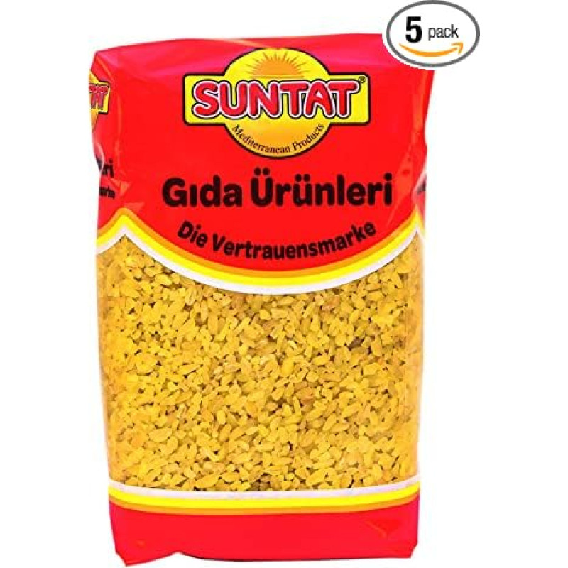 SUNTAT rupios kviečių kruopos, 5 pakuotės (5 x 1 kg)