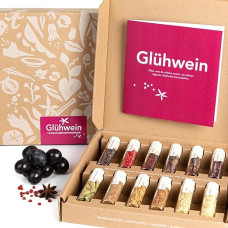 Mulled Wine | DIY Mulled Wine Set by Craftly | Gift Set | Great Gift for Him, Her, Lover, Anniversary, Birthday | Gift for Men and Women | Selected Spices