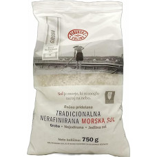 Tradicinė rupi, ne joduota, nerafinuota jūros druska (750 gramų maišelis) - gryna ekologiška ir nerafinuota jūros druska, tinkama maistui gaminti ir valgomajai druskai (26 oz) (1)