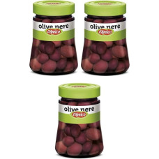 D'Amico Olive Nere in Salamoia juodosios alyvuogės sūryme, 300 g, 3 vnt.