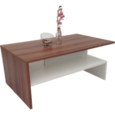 Möbel SD Kavos staliukas Svetainės staliukas (SW) Walnut White