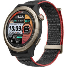 Amazfit Cheetah Running Smartwatch with Dual Band GPS, Route Navigation and Offline Maps, Training Template, Heart Rate Monitor, Integrated Alexa, 8/14 Day Battery Life for Men and Women