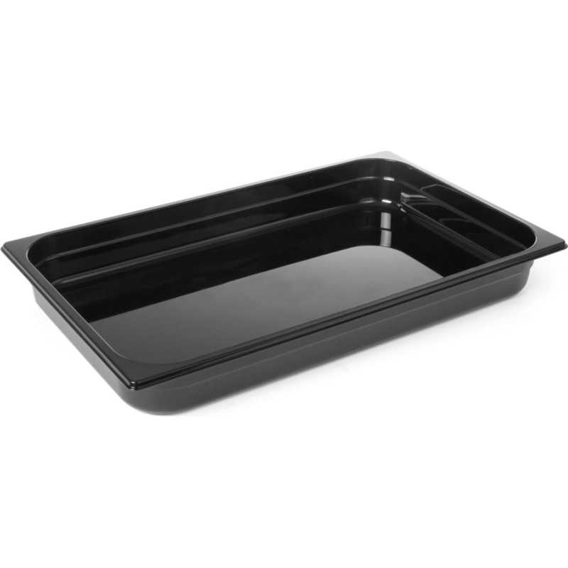 Hendi Juodos spalvos polikarbonato talpykla GN 1/1 H 65 mm - 862209